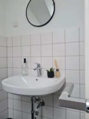 Grundriss der Unterkunft Penthouse in Villa am Wasser + Parken + WLAN + Netflix +Kamin