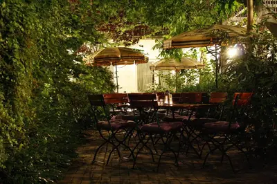 Ein Garten an der Unterkunft Stadthotel Brandenburger Hof