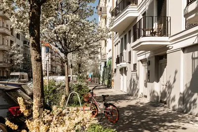 Das Gebäude in dem sich die Ferienwohnung befindet
