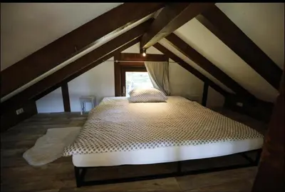 Ein Bett oder Betten in einem Zimmer der Unterkunft Hof Lillge