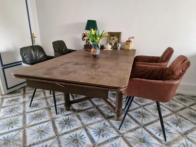 Ein Sitzbereich in der Unterkunft Familienhof Gottschalk