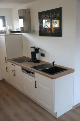 Küche/Küchenzeile in der Unterkunft Apartment auf dem Land bei Neuruppin