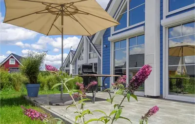 Ein Garten an der Unterkunft Ferienhaus Himmelblau