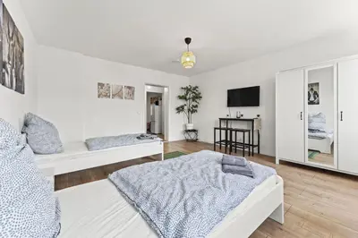 TV/Unterhaltungsangebot in der Unterkunft Chic & Modern Apartments in Eberswalde
