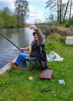 Blick auf einen Fluss in der Nähe der Ferienwohnung