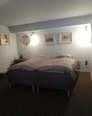 Ein Bett oder Betten in einem Zimmer der Unterkunft Ferienwohnung Bad Freienwalde