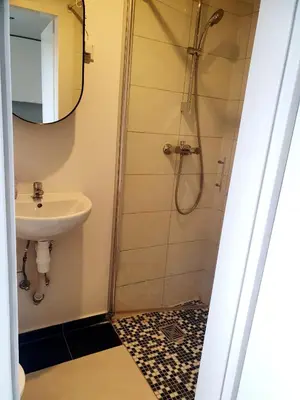 Ein Badezimmer in der Unterkunft Nice and bright flat in Pankow