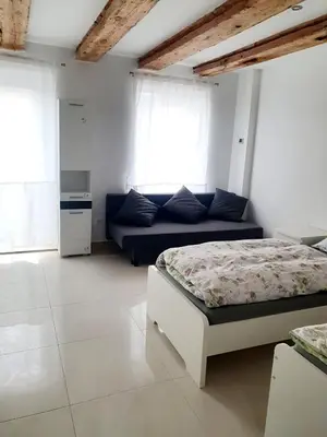 Ein Bett oder Betten in einem Zimmer der Unterkunft Nice and bright flat in Pankow