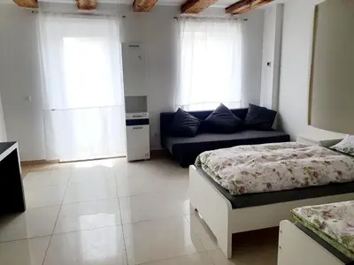 Ein Bett oder Betten in einem Zimmer der Unterkunft Nice and bright flat in Pankow