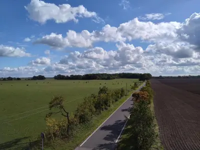 Naturlandschaft in der Nähe der Ferienwohnung