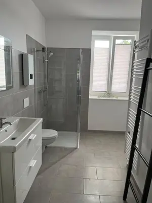 Ein Badezimmer in der Unterkunft Ferienwohnung Kolow GbR