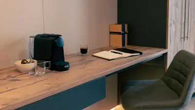Kaffee-/Teezubehör in der Unterkunft SpreeBlau Apartments