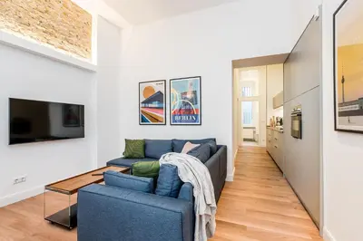 TV/Unterhaltungsangebot in der Unterkunft Neues Design-Apartment in Friedrichshain
