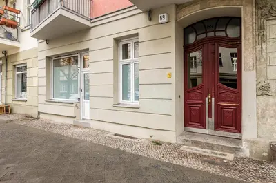 Das Gebäude in dem sich die Ferienwohnung befindet
